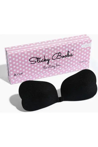 Sticky Boobs Sticky Bra, Black Sticky Boobs
