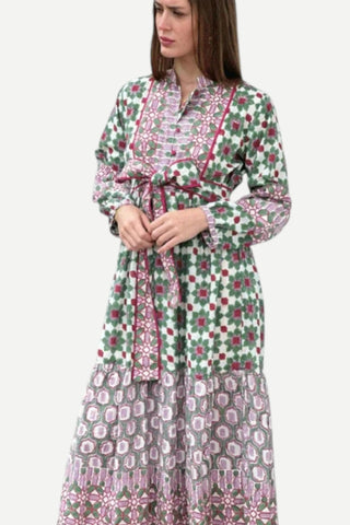 Farylina Violet Dress, Green