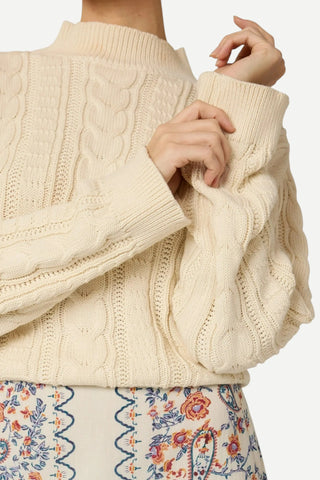 Cleobella Janie Sweater, Ivory CLEOBELLA