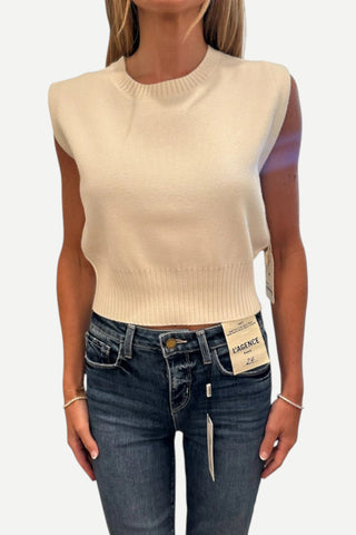 Kerisma Issa Sweater Top - Ecru KERISMA INC.