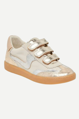 Dolce Vita Notice Tennis Shoe, Silver/Gold Dolce Vita