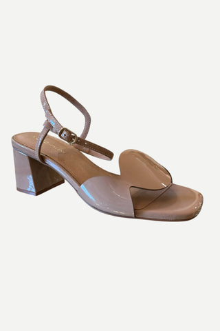 Koko + Palenki Sphere Heel, Beige Patent KOKO + PALENKI