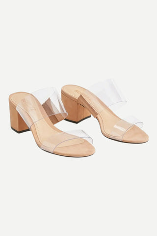 Schutz Victorie, Transparent Honey Beige SCHUTZ