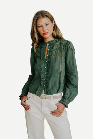 Love the Label Delia Top, Green LOVE THE LABEL