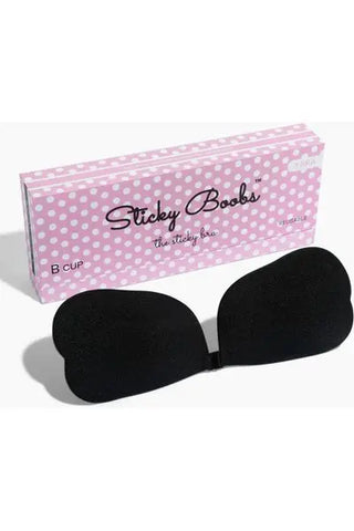 Sticky Boobs Sticky Bra, Black Sticky Boobs