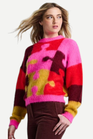 Lisa Todd Puzzled Sweater - Multi LISA TODD