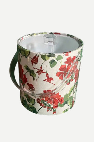 Madcap Cottage Cottage Grove Geranium Red Ice Bucket Madcap Cottage
