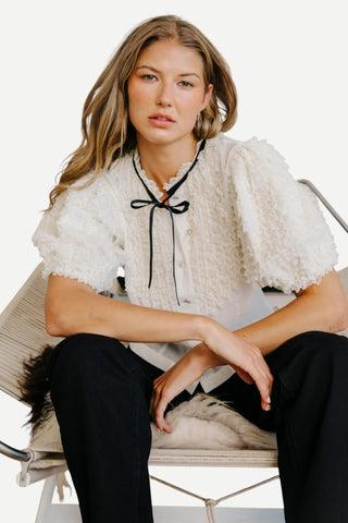 Love the Label Oceana Top, Ivory LOVE THE LABEL