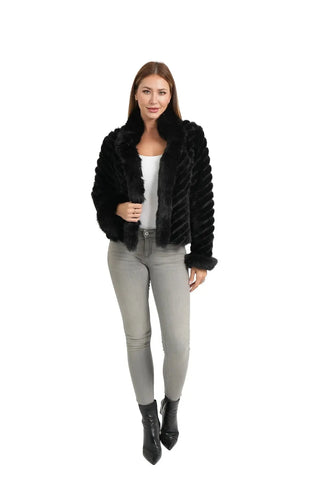 Love Token Meghan Reversible Jacket, Black LOVE TOKEN