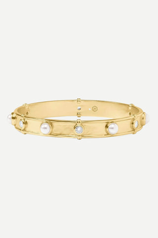 Julie Vos Tribeca Bangle Bracelet, Pearl JULIE VOS