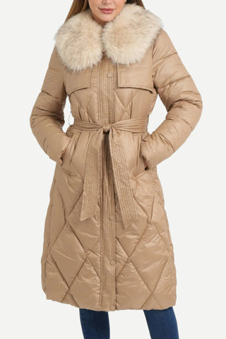 Love Token Felix Puffer Jacket, Camel LOVE TOKEN