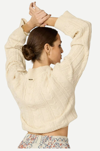 Cleobella Janie Sweater, Ivory CLEOBELLA