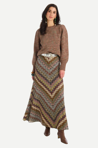 Allison Charlotte Sweater, Mocha Allison