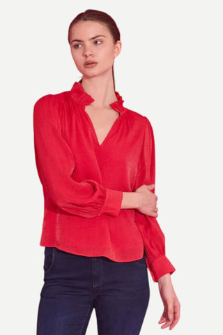 Alden Adair Phoebe Top, Lipstick
