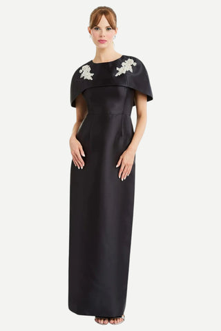 Mestiza Eve Convertible Gown, Black Ivory
