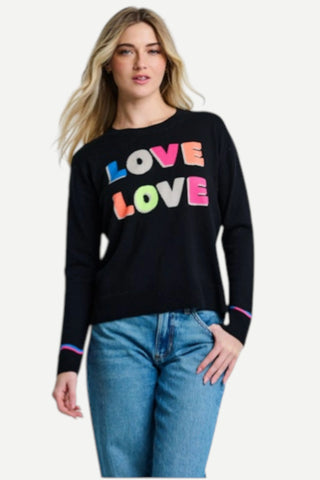 Lisa Todd Love Love Top, Black LISA TODD