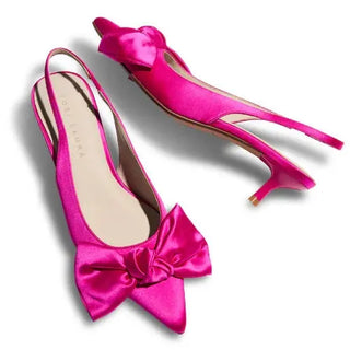 Yosi Samra Elise Sling Back Heel, Pink Yosi Samra