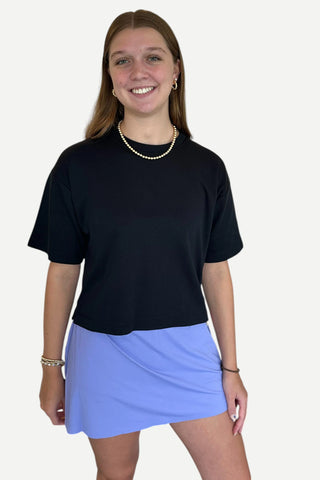 Spanx Cool Cotton Boxy Tee, Classic Black SPANX