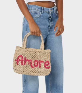 The Jacksons Tracy Amore Jute Handbag, Natural