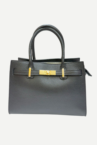 Le Feme Chateau Classic Medium Handbag, Black