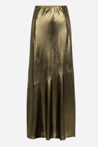 Emily McCarthy Bias Skirt, Liquid Gold