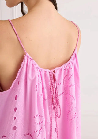 Alivia Adele Dress, Pink Lily Garden Eyelet Alivia