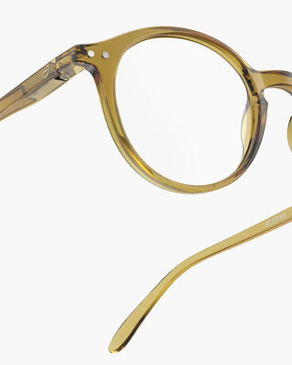 IZIPIZI® #D Reading Glasses, Golden Green, +1