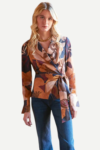 Finley Shirts Juno Top Etruscan Scroll