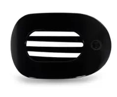 Teleties Small Flat Round Clip, Jet Black