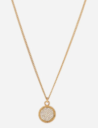Julie Vos Fleur-de-Lis Solitaire Necklace, CZ