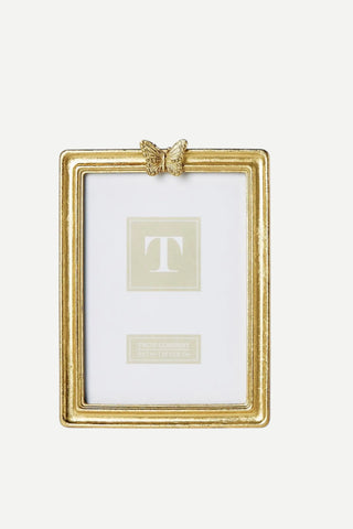 Two's Company Golden Butterfly Frame, 5x7 TWO'S COMPANY