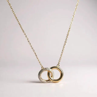 Allison Avery Halo Necklace, Gold