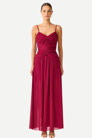 Elliatt Florencea Maxi Gown, Wine Red