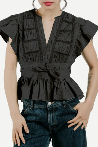 Love the Label Madelyn Top, Black LOVE THE LABEL