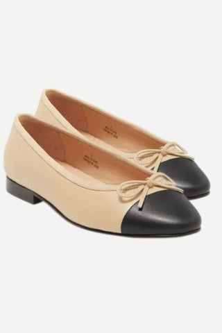 Jeffrey Campbell Arabesque Flat Loafer - Natural Black