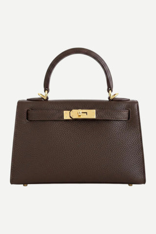 Le Feme Chateau Classic Mini Handbag, Chocolate TS