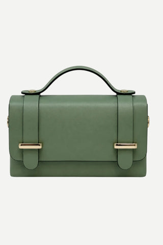 German Fuentes Top Handle Crossbody Bag, Mint