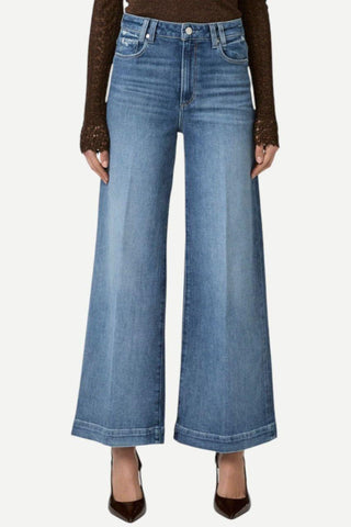 Paige Harper High Rise 30" Wide Leg, timbre