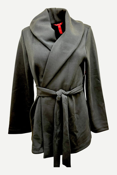 洋楽 SENDAGI COLLECTION MACROXX & VANTAGE Spanx AirEssentials Luxe Wrap Cardigan, Very Black - Monkee's of