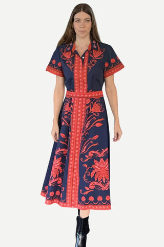 Isla Payal Chelsea Shirtdress, Biltmore Navy