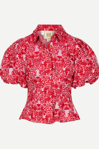 Emily McCarthy Britt Top, Cheeky Chetah Jacquard Emily McCarthy