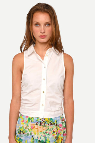 Love the Label Sylvan Tank Top, Bright White LOVE THE LABEL