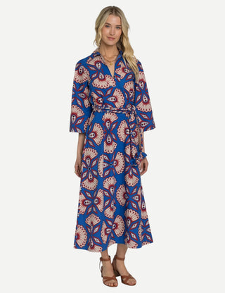Elizabeth James Talia Dress, Sapphire Feather