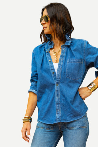 KMJ Quarantina Top, Denim