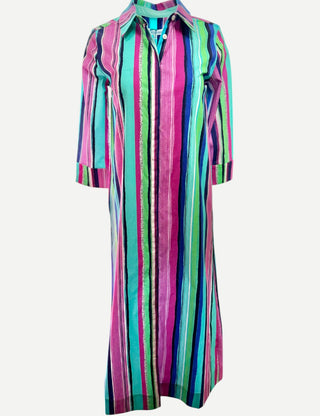 Perlavera Nico Dress, Multicolor Stripe