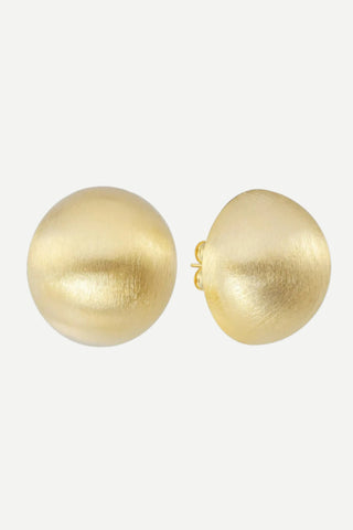Sheila Fajl Soulful Studs, Brushed 18K Gold Plated SHEILA FAJL