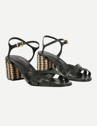 Schutz Keefa Mid Block, Black