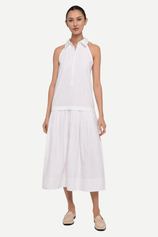 Love The Label Charlotte Long Dress, Bright White