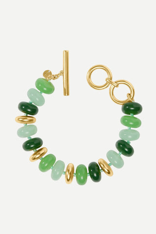 Julie Vos Amalfi Statement Bracelet, Green Apple Multi JULIE VOS