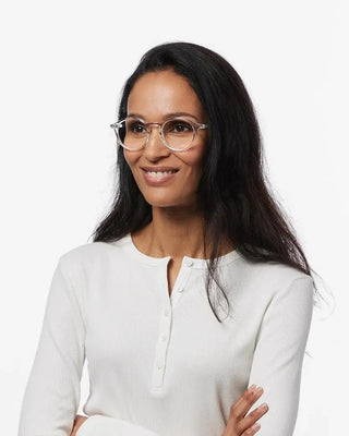 IZIPIZI® #D Reading Glasses, Crystal, +2